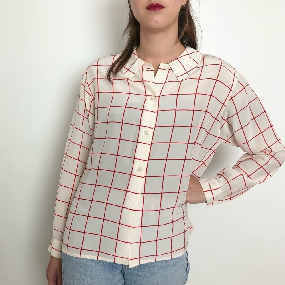 ALFRED SUNG Vintage Silk Shirt - Picture 4 of 5
